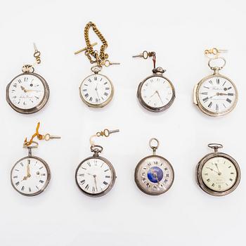 A pocket watch collection, 14 pcs.