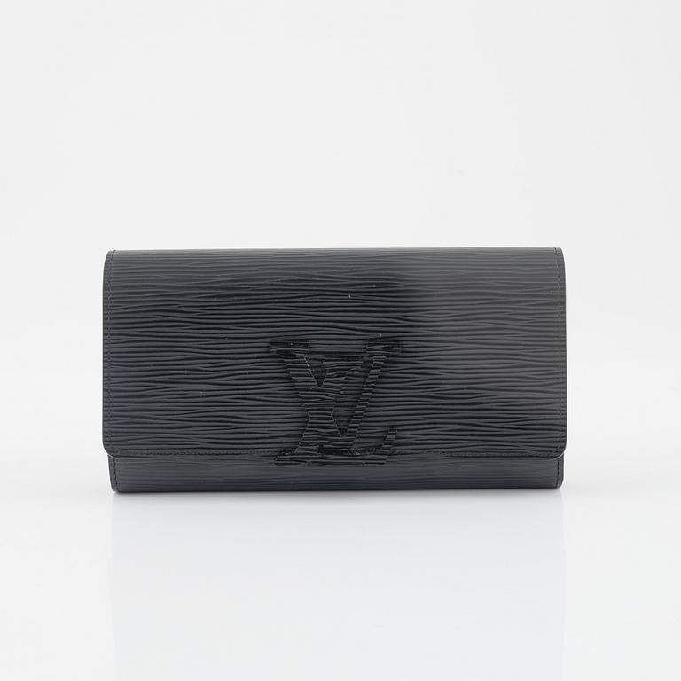 Louis Vuitton, a black Epi wallet, 2015.