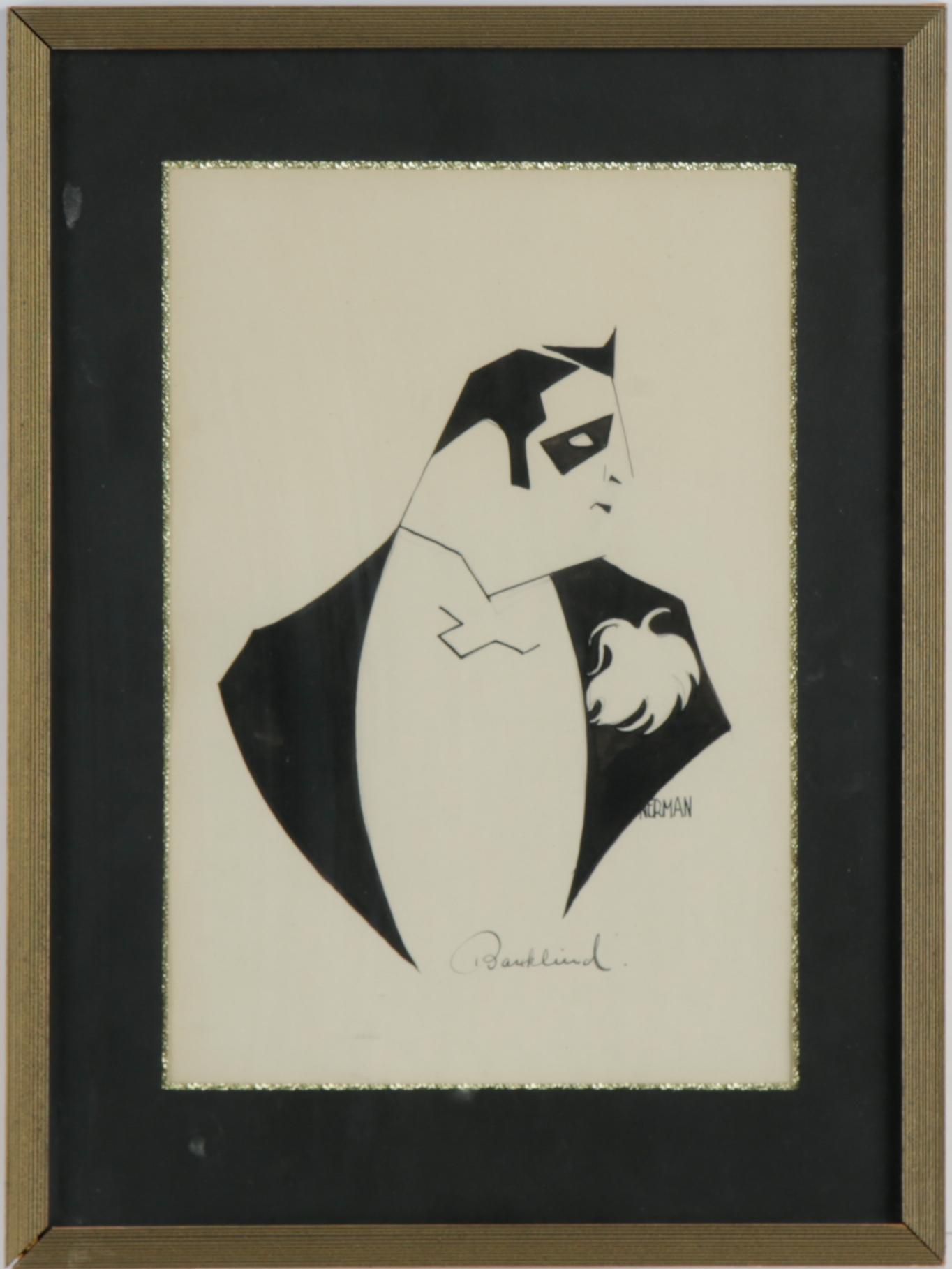 Einar Nerman, ink, signed.