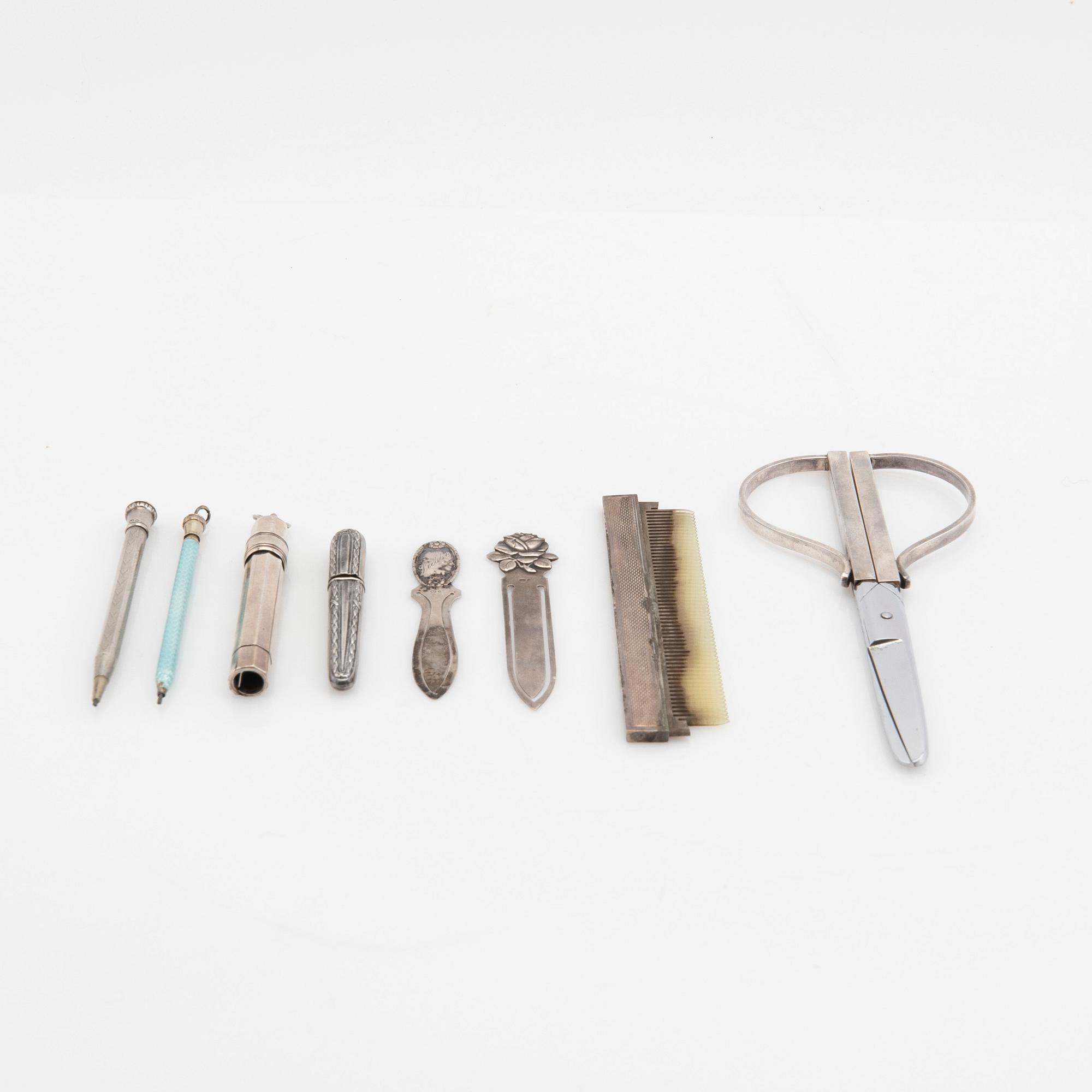 Utensilier, silver, 8 delar.