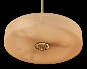 TAKLAMPA, art déco, 1920/30-tal. Höjd ca 55 cm.