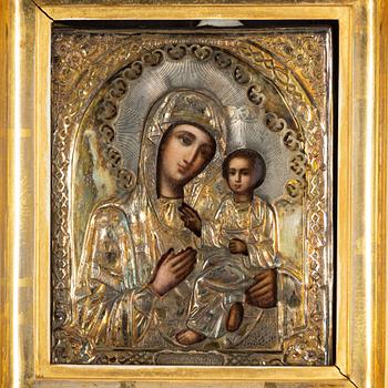 Icon, Russia, 19th Century with ochlad.