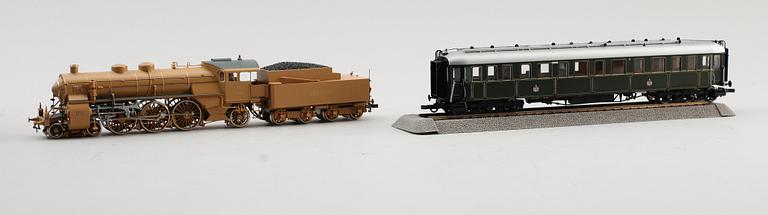 SAMLING MODELLTÅG, 4 delar, Roco, Österrike.