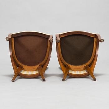 Edward Colonna, Four side chairs for Samuel Bing, Paris c. 1900.