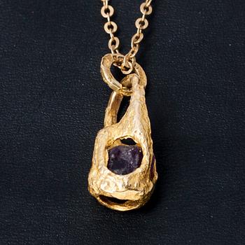 HÄNGSMYCKE, 14k guld, Björn Weckström, Lapponia 1977.
