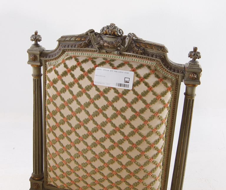 STOLAR, ett par, Louis XVI-stil.