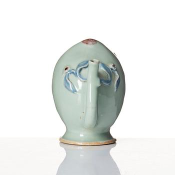 Cadogankanna, porslin. Qingdynastin, 1800-tal.
