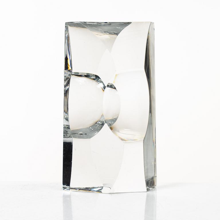 Sven Palmqvist, skulptur, signerad, Orrefors expo, 1972.