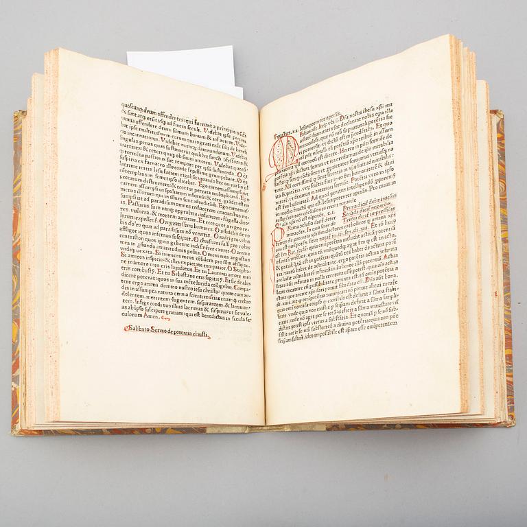 BOOK, Incunable: Strassburg 1475 or earlier.