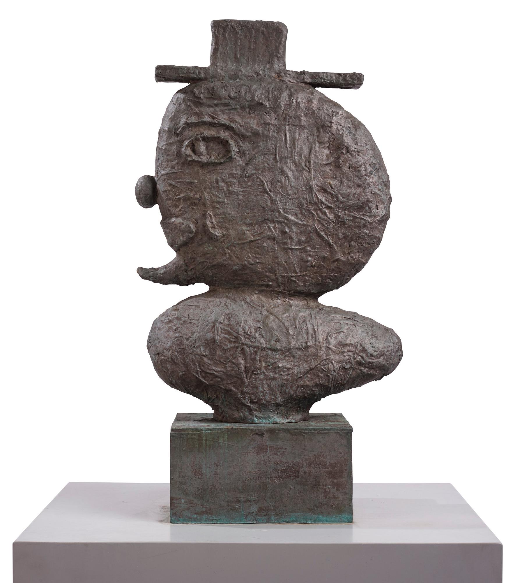 Donald Baechler, ”Man with Hat”.