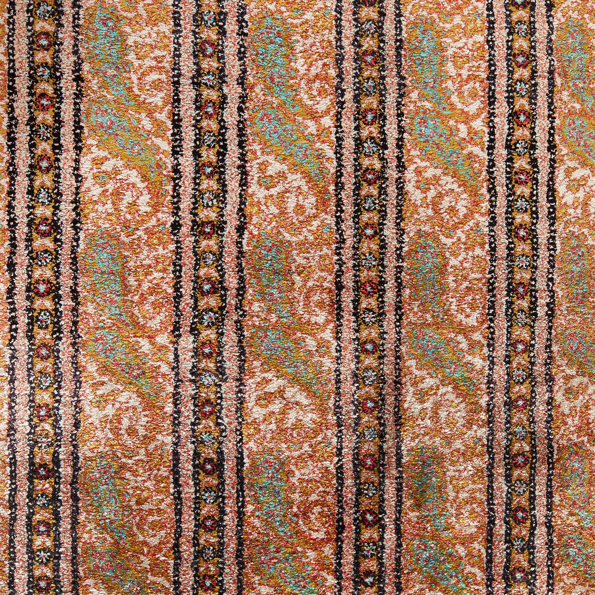 A runner, Ghom, silk. Approx. 100 x 425 cm.