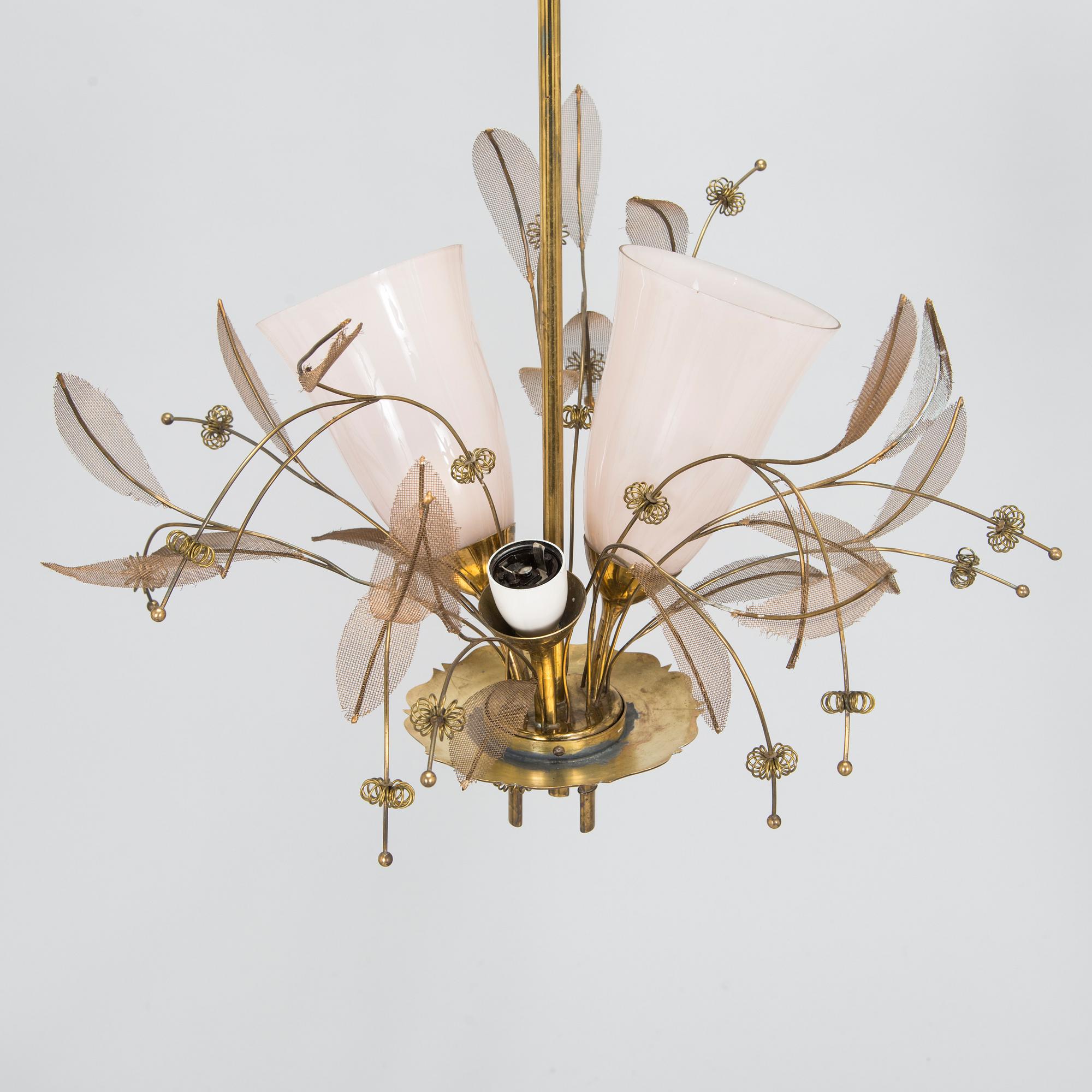 Taklampa, 1900-talets mitt.