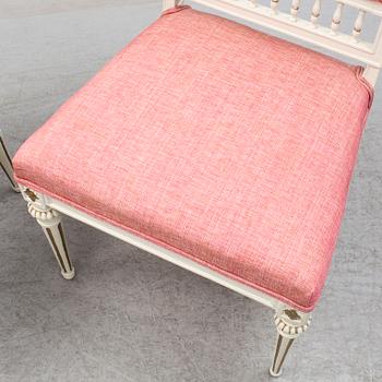 A pair of circa 1800 chairs.