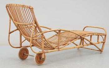 A Josef Frank rattan lounge chair, Svenskt Tenn.