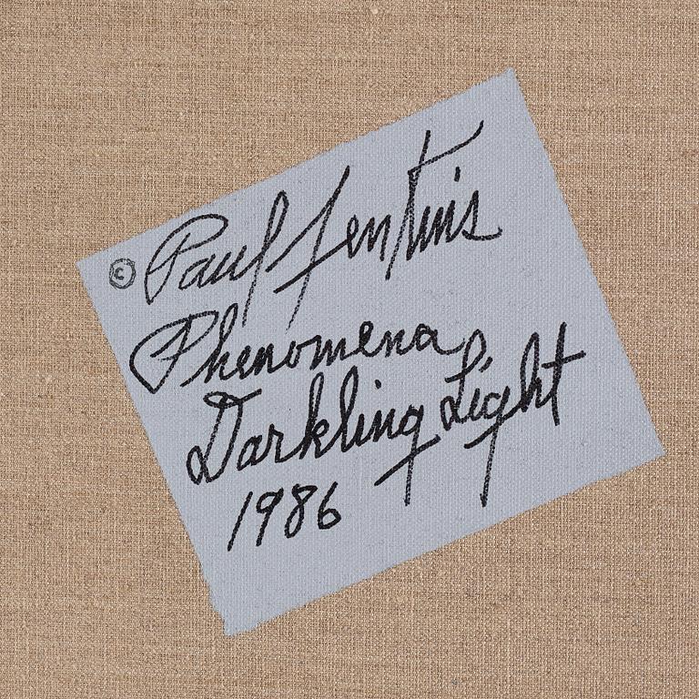 Paul Jenkins, "Phenomena Darkling Light".