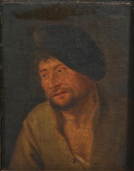 HENDRIK MAERTENSZ SORGH, hans art, olja på pannå, 1600/1700-tal.