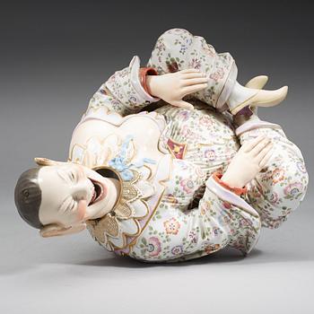 A large Meissen articulated nodding-head pagoda figure, end of 19th Century.