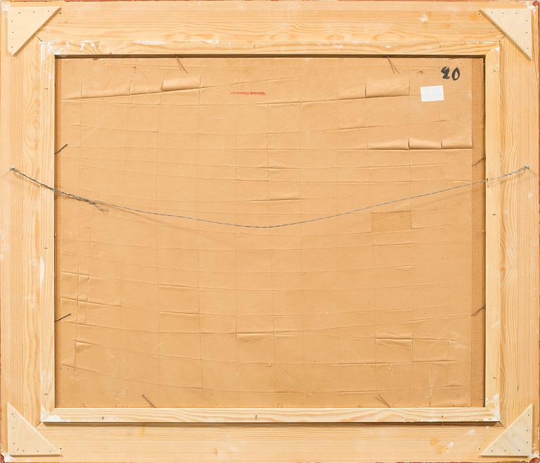 oil on canvas, signed and dated 1954.