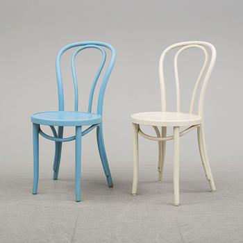 A set of six IKEA Öglan chairs, 1970/80's.