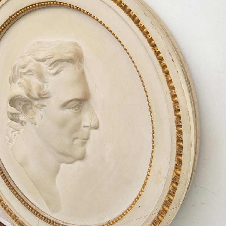 Johan Tobias Sergel, after, Medallion depicting Admiral Fredric Henric af Chapman.