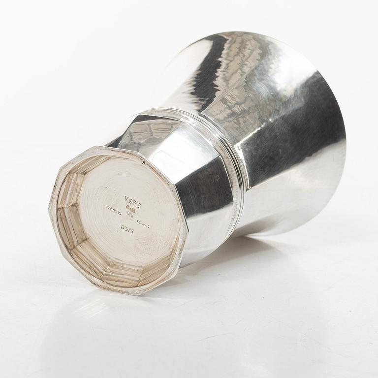 Georg Jensen, A sterling silver vase, design no. 295 A, Denmark 1933-1944.