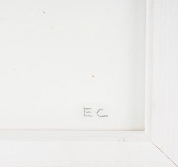 ERIK CHAMBERT, plexiglas, monogramsign.