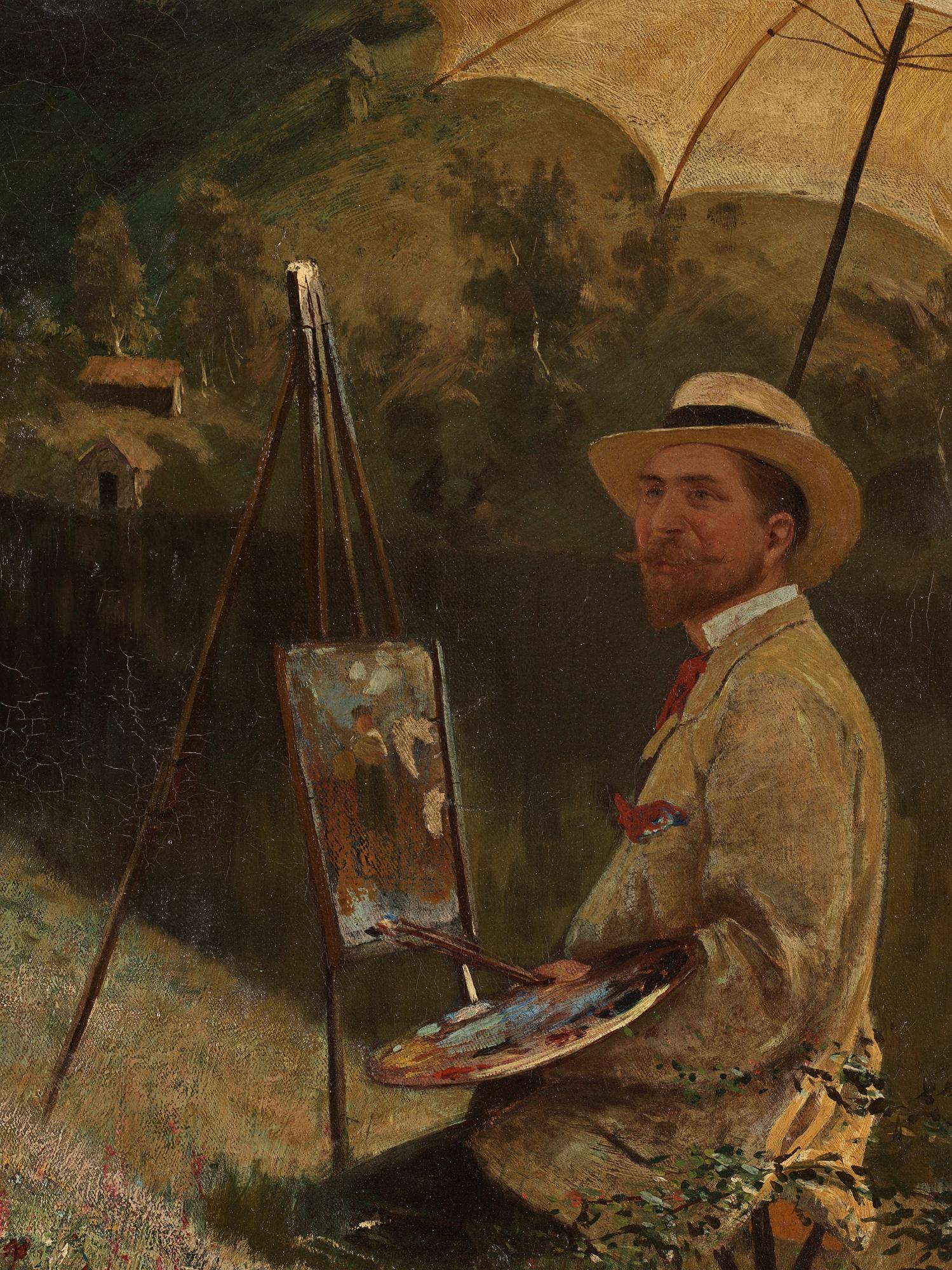 Hans Dahl, Modellen och konstnären.