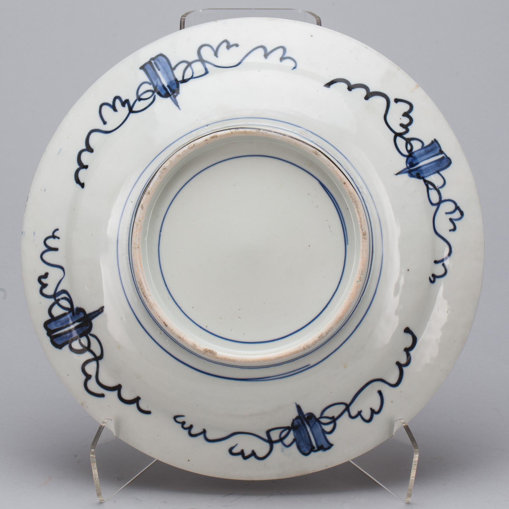 FAT, porslin, Imari, Japan 1800-tal.