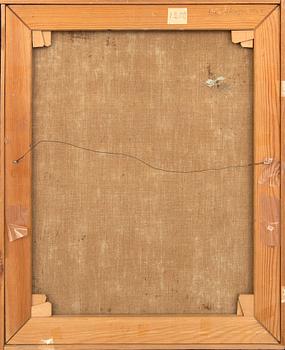 Eve Eriksson, oil on canvas, signed and dated a tergo 1967.