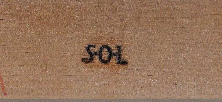 KARMSTOL, sk Gripsholmsstol, Solgården, 1900-talets andra hälft.