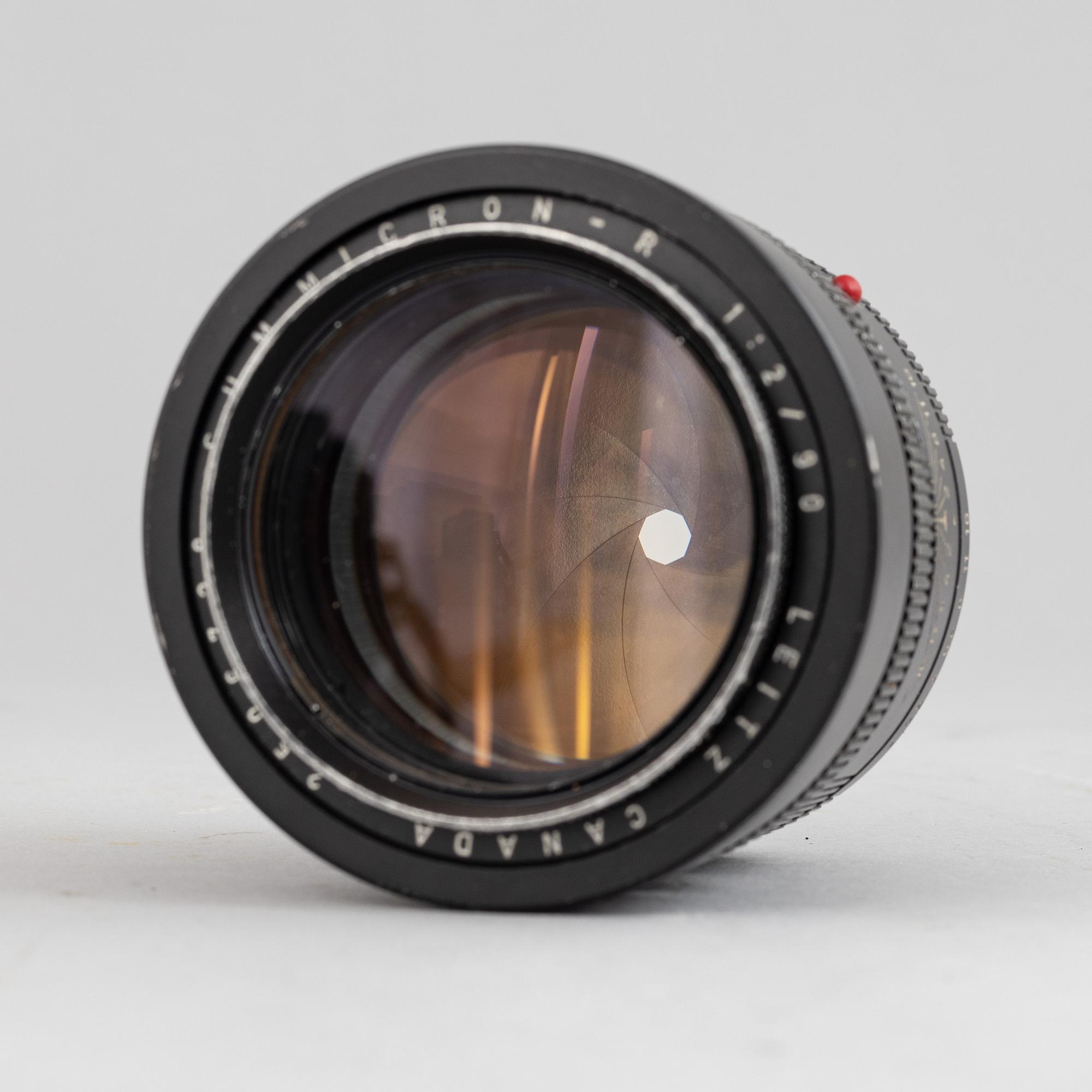 Leica R4, no 1659403, 1984-85.