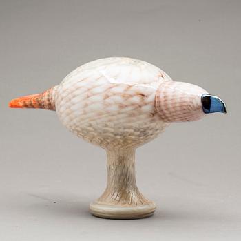 FIGUR, glas, Oivo Toikka, Nuutajärvi, Iittala, signerad.