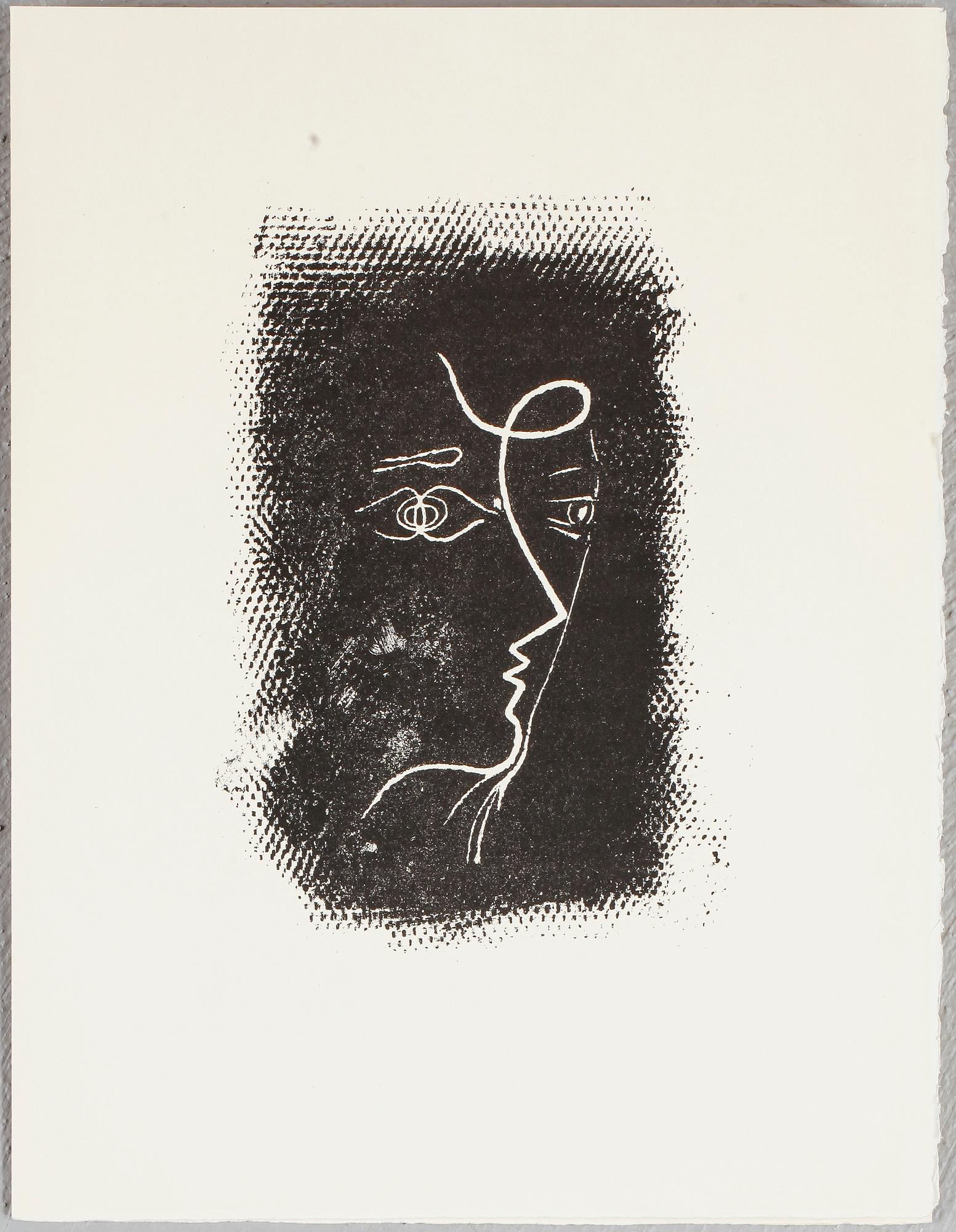 FERNAND MOURLOT, portfölj med 25 litografier, "Souvenirs et portraits d'artistes", utgiven 1972.