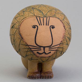 LISA LARSON, figurin, stengods, "Lejon" ur serien "Afrika", Gustavsberg.