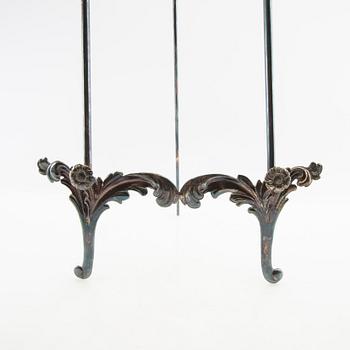 Fotografi/Tavel-ställ tidigt 1900-tal nysilver.