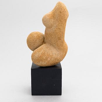 Raimo Veranen, sculpture, sandstone, signed and dated -76.