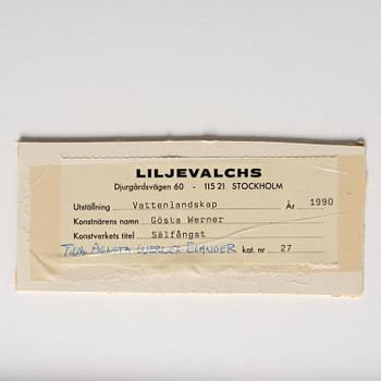 Gösta Werner, "Sälfångst".