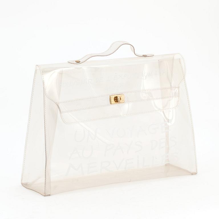 HERMÈS, a plastic handbag, "Plastic Kelly", from "Hermés exhibition in the wonderland" 1997.