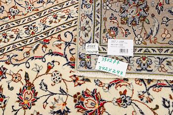 A Keshan carpet, c. 342 x 247 cm.