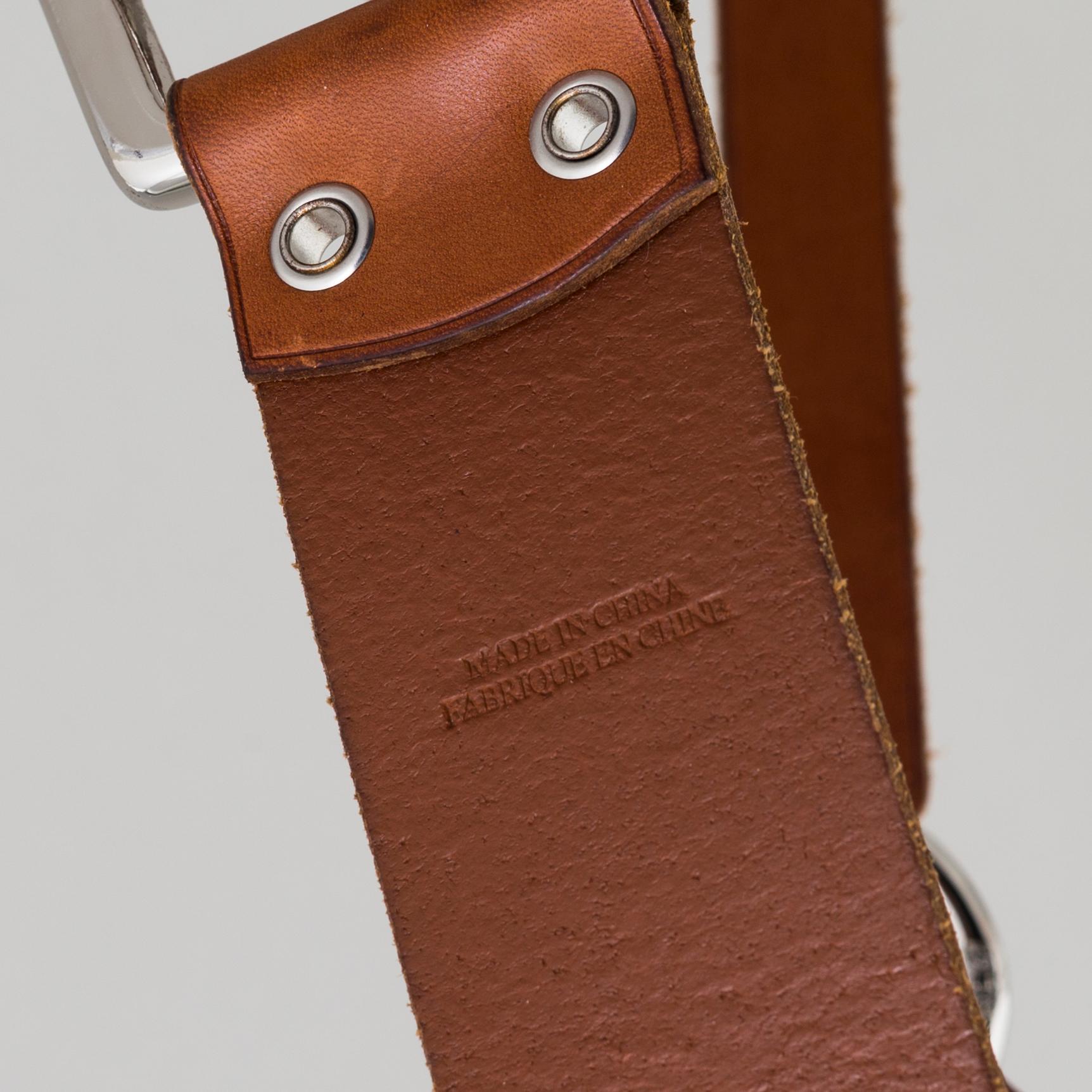 Two belts by Ralph Lauren.