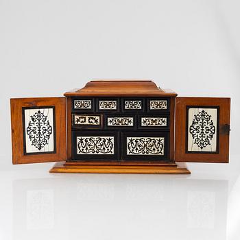 A small late baroque cabinet, 18th century.