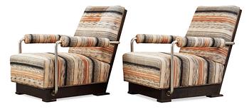 446. A pair of Axel Einar Hjorth 'Typenko' easy chairs, Nordiska Kompaniet ca 1931.