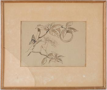 Elsa Beskow · ELSA BESKOW, tusch och lavering, monogramsignerad.