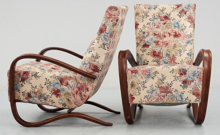 FÅTÖLJER, ett par, Thonet, 1900-talets mitt.