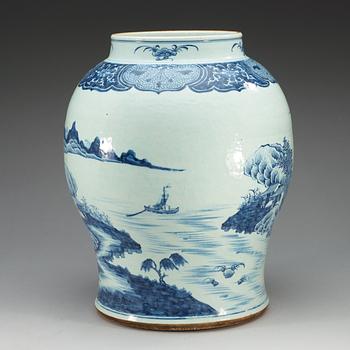 URNA, kompaniporslin. Qing dynastin, Jiaqing (1796-1820).
