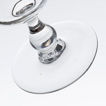 VINGLAS, glas, 12 st. 1800-tal.