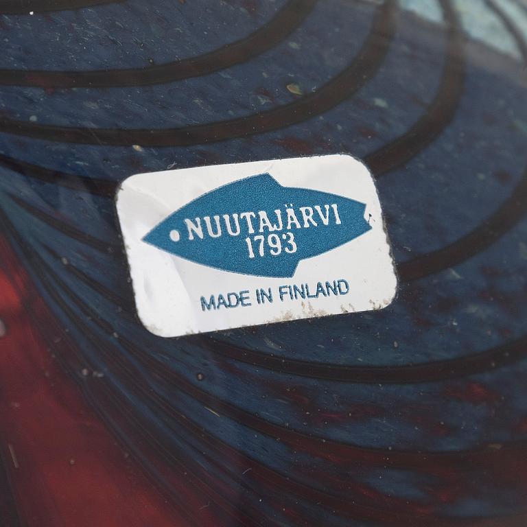 Oiva Toikka, A glass bird 'Pheasant', signed O. Toikka Nuutajärvi.