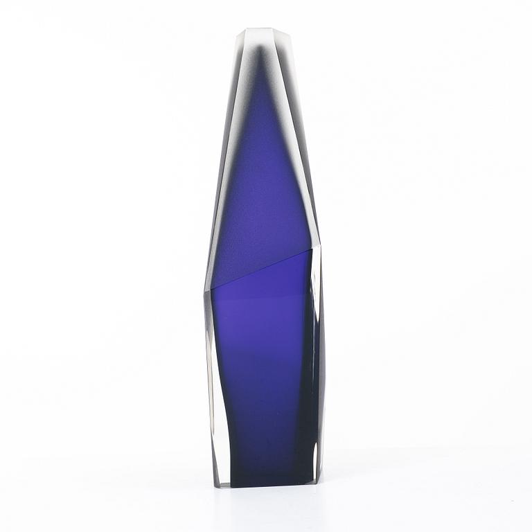 Lena Bergström, skulptur, glas, "Skyscraper one New York", Kosta Boda, 2024.