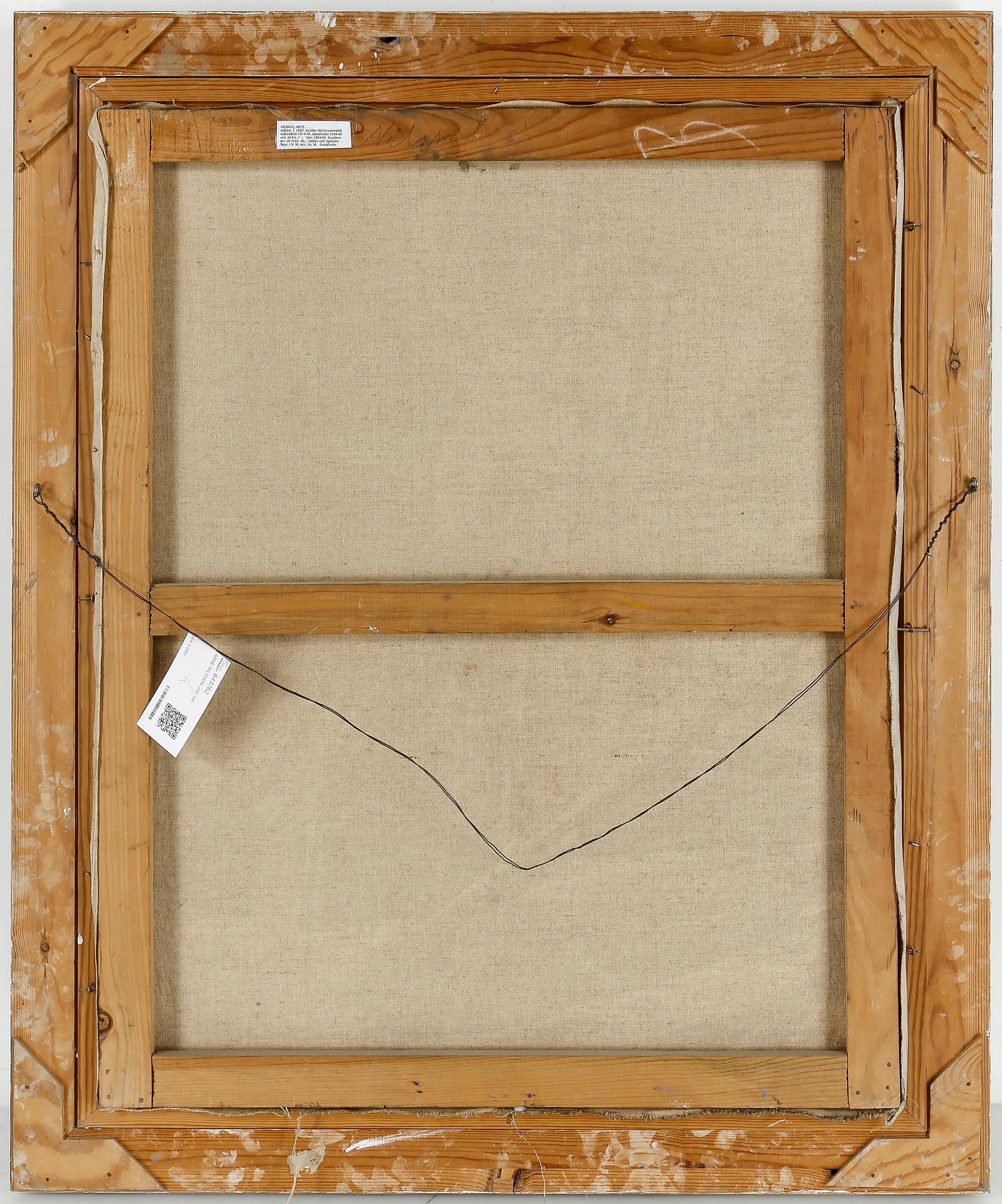 ARNE NILSSON, olja på duk, signerad AN.