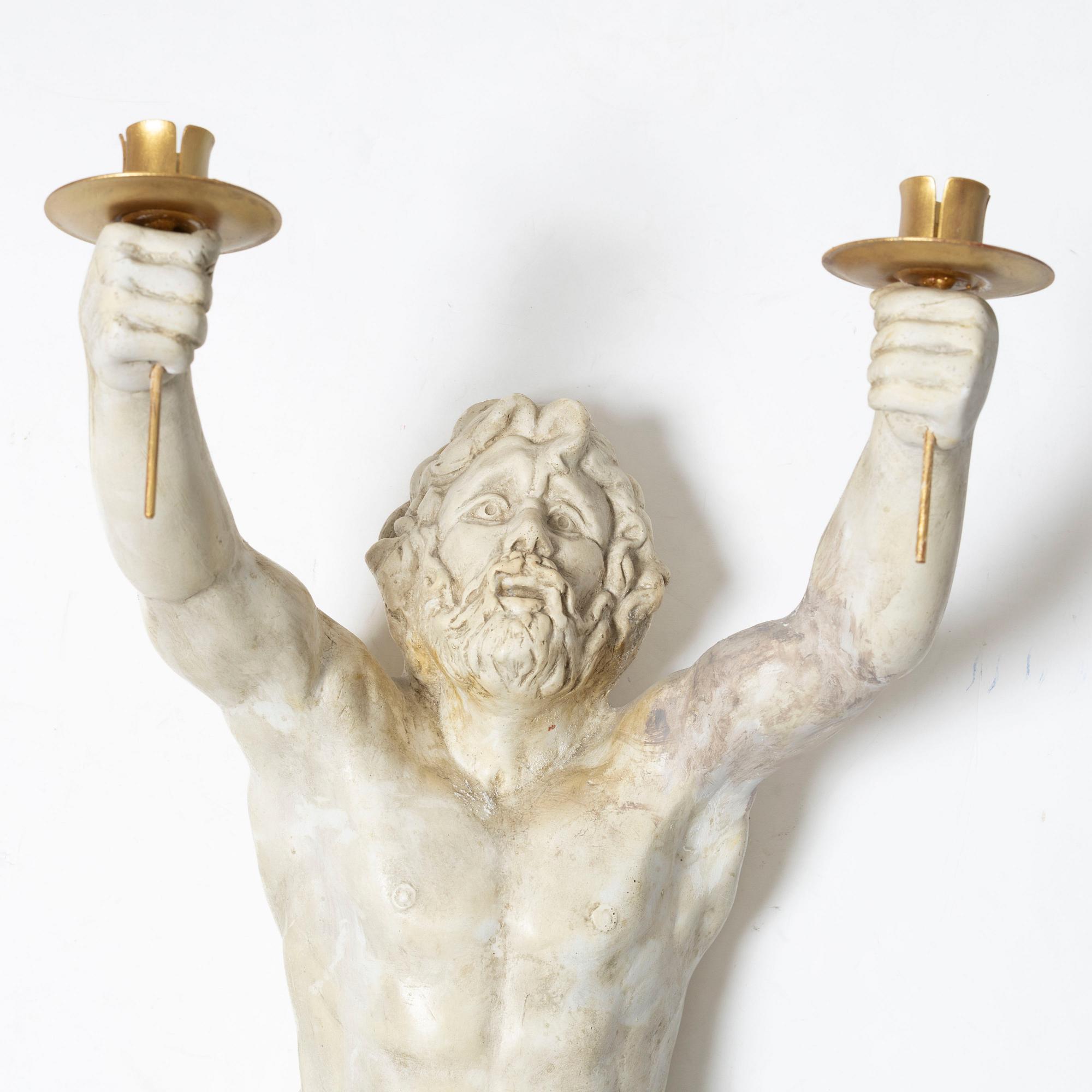 Wall candle holder, 20th century.